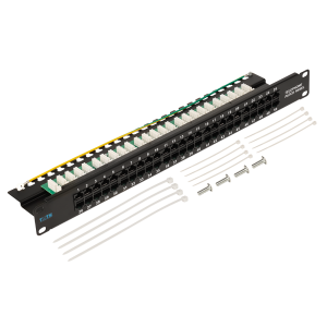 Патч-панель телефонная, 19", 1U, 50 портов RJ-45
